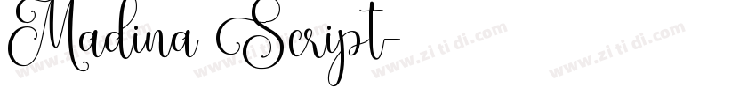 Madina Script字体转换